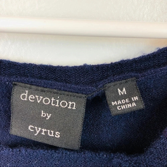 Devotion By Cyrus Cold Shoulder Sweater - Picture 3 of 8